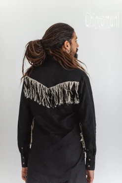 Chintamani Alchemistry Alma Linen Shirt / Black^ Button Shirt