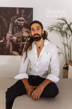Chintamani Alchemistry Alma Linen Shirt / White^ Button Shirt