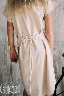 Chintamani Alchemistry Assymetric Midi Dress / Off White^ Mini & Midi Dress