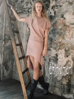 Chintamani Alchemistry Asymmetric Midi Dress / Dusty Rose^ Mini & Midi Dress