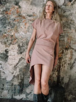 Chintamani Alchemistry Asymmetric Midi Dress / Dusty Rose^ Mini & Midi Dress