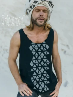 Chintamani Alchemistry Atua Print Top / Black^ Tops & T-shirt