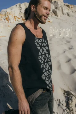 Chintamani Alchemistry Atua Print Top / Black^ Tops & T-shirt