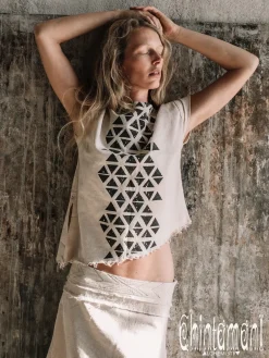Chintamani Alchemistry Atua Print T-shirt / Raw Cotton^ T-shirt & Tunic