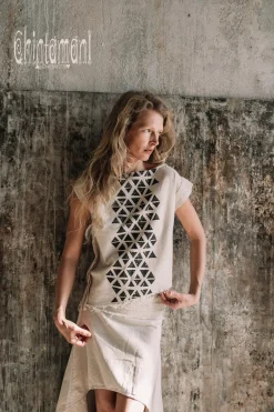 Chintamani Alchemistry Atua Print T-shirt / Raw Cotton^ T-shirt & Tunic