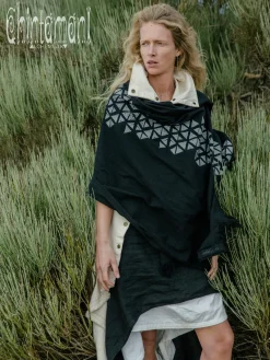 Chintamani Alchemistry Atua Wrap Shawl / Black^ Shawls & Scarfs