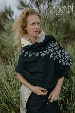 Chintamani Alchemistry Atua Wrap Shawl / Black^ Shawls & Scarfs