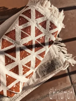 Chintamani Alchemistry Atua Wrap Shawl / White & Copper^ Shawls & Scarfs