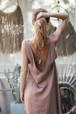Chintamani Alchemistry Backless Tunic Dress / Dusty Pink^ Mini & Midi Dress