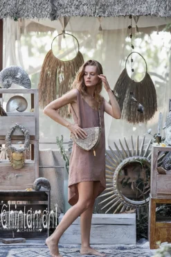 Chintamani Alchemistry Backless Tunic Dress / Dusty Pink^ Mini & Midi Dress