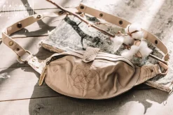 Chintamani Alchemistry Banana Waist Bag / Beige^ Canvas Hip Bags