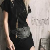 Chintamani Alchemistry Banana Waist Bag / Dark Grey^ Canvas Hip Bags