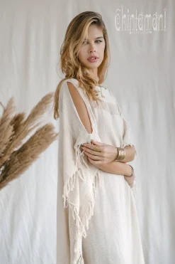 Chintamani Alchemistry Beach Poncho Dress / Off White^ Mini & Midi Dress