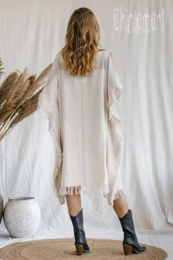 Chintamani Alchemistry Beach Poncho Dress / Off White^ Mini & Midi Dress