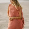 Chintamani Alchemistry Beach Poncho Dress / Soft Pink^ Mini & Midi Dress