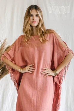 Chintamani Alchemistry Beach Poncho Dress / Soft Pink^ Mini & Midi Dress