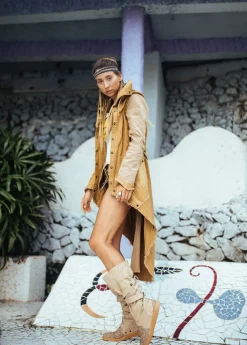 Chintamani Alchemistry Cotton Freak Frock / Beige^ Jackets & Coats