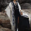 Chintamani Alchemistry Cotton & Hemp Poncho / Off White^ Kimono & Cover Up