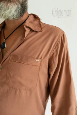 Chintamani Alchemistry Cotton Men's Shirt / Dusty Pink^ Button Shirt