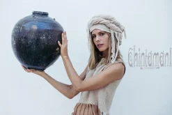 Chintamani Alchemistry Cotton Wrap Shawl / Beige^ Shawls & Scarfs