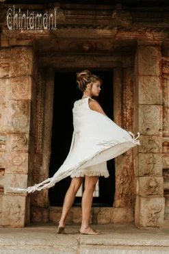 Chintamani Alchemistry Cotton Wrap Shawl / Off White^ Shawls & Scarfs