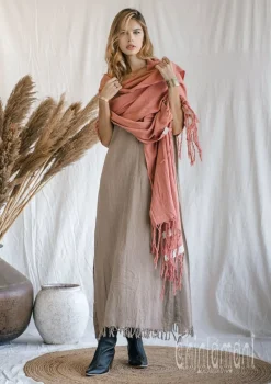 Chintamani Alchemistry Cotton Wrap Shawl / Soft Pink^ Shawls & Scarfs