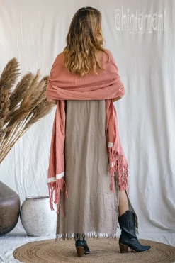 Chintamani Alchemistry Cotton Wrap Shawl / Soft Pink^ Shawls & Scarfs