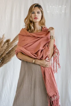 Chintamani Alchemistry Cotton Wrap Shawl / Soft Pink^ Shawls & Scarfs