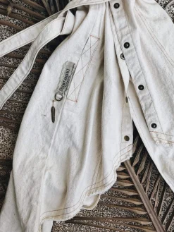 Chintamani Alchemistry Denim Frock Vest / Off White^ Jackets & Coats