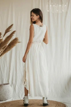 Chintamani Alchemistry Double Layer Dress / Off White^ High Low Dress