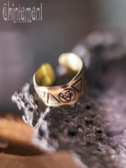 Chintamani Alchemistry 9 Elements Ring Brass^ Accessories