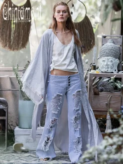 Chintamani Alchemistry Flared Denim Pants / Blue^ Pants