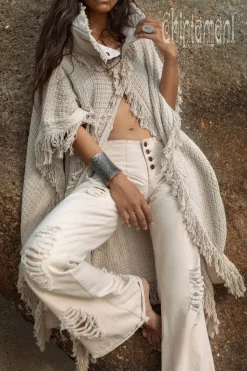 Chintamani Alchemistry Flared Denim Pants / White^ Pants