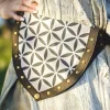 Chintamani Alchemistry Flower Waist Bag / Grey^ Canvas Hip Bags