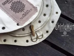 Chintamani Alchemistry Flower Waist Belt Bag / 4 colors^ Canvas Hip Bags