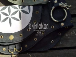 Chintamani Alchemistry Flower Waist Belt Bag / 4 colors^ Canvas Hip Bags