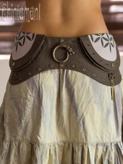 Chintamani Alchemistry Flower Waist Belt Bag / Grey^ Canvas Hip Bags
