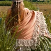 Chintamani Alchemistry Fringe Boho Shawl / Dusty Pink^ Shawls & Scarfs