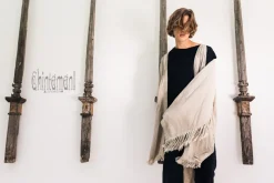 Chintamani Alchemistry Fringe Linen Kimono / Gray^ Kimono & Coat