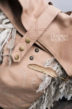 Chintamani Alchemistry Fringy RollTop Backpack / Beige^ Backpacks & Bags