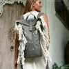 Chintamani Alchemistry Fringy RollTop Backpack / Dark Gray^ Backpacks & Bags