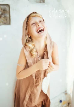 Chintamani Alchemistry Girls Linen Tunic / Dusty Pink^Kids For Kids