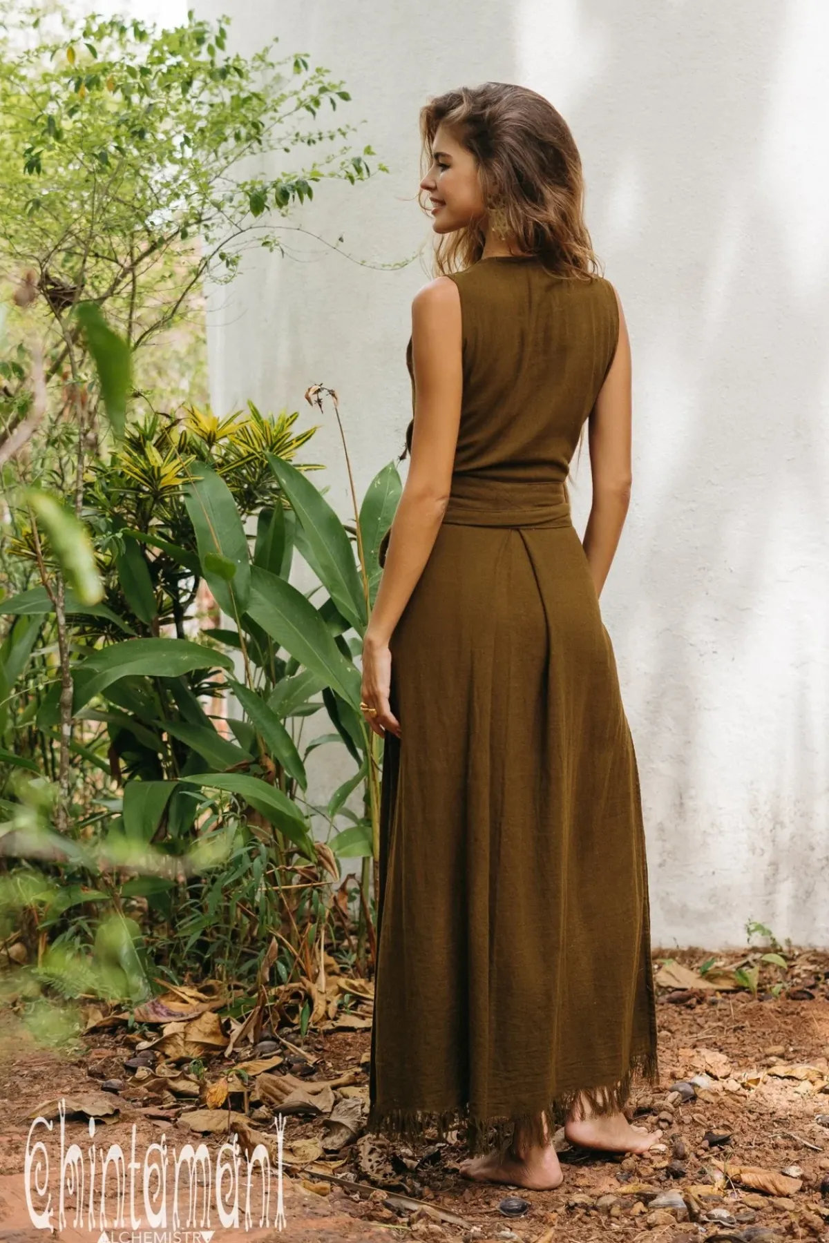 Chintamani Alchemistry Goan Wrap Dress / Brown^ Wrap Dress