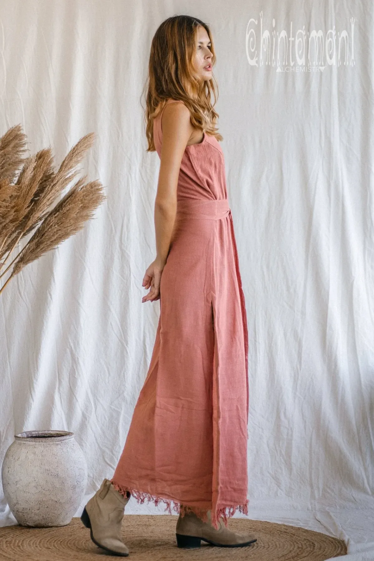 Chintamani Alchemistry Goan Wrap Dress / Pink^ Wrap Dress