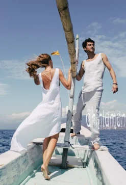 Chintamani Alchemistry High Low Linen Dress / White^ High Low Dress