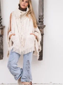 Chintamani Alchemistry High Neck Cotton Jacket / Off White^ Jackets & Coats