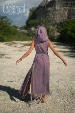Chintamani Alchemistry Hooded Shirt Dress / Purple^ Kimono & Cover Up|Shirt Dress