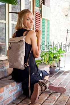 Chintamani Alchemistry Сity Shaman Backpack / Beige^ Backpacks & Bags