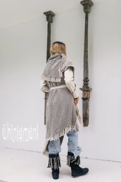 Chintamani Alchemistry Jacquard Cotton Coat / Black & White^ Jackets & Coats