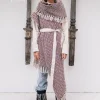 Chintamani Alchemistry Jacquard Cotton Coat / Red & White^ Jackets & Coats